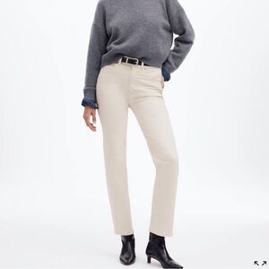 NWT Madewell Women’s Petite 90’s Straight Leg in Vintage Canvas